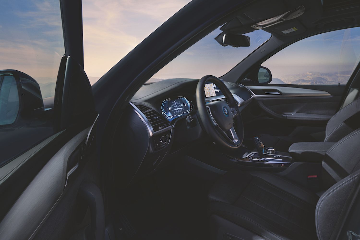 bmw ix 3 dashboard and front seats